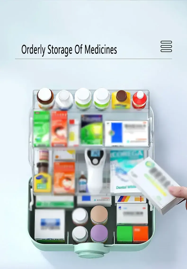 Large Capacity Family Medicine Organizer Box Portable First Aid Kit Medicine Storage Boxes Organizers Plastic Organizing Home Large Capacity Family Medicine Organizer Box Portable First Aid Kit Medicine Storage Boxes Organizers Plastic Organizing Home