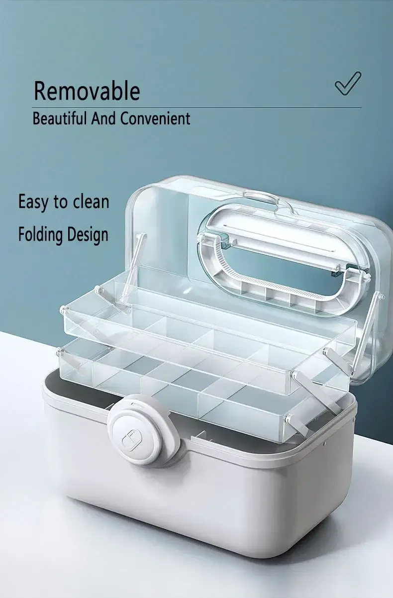 Large Capacity Family Medicine Organizer Box Portable First Aid Kit Medicine Storage Boxes Organizers Plastic Organizing Home Large Capacity Family Medicine Organizer Box Portable First Aid Kit Medicine Storage Boxes Organizers Plastic Organizing Home