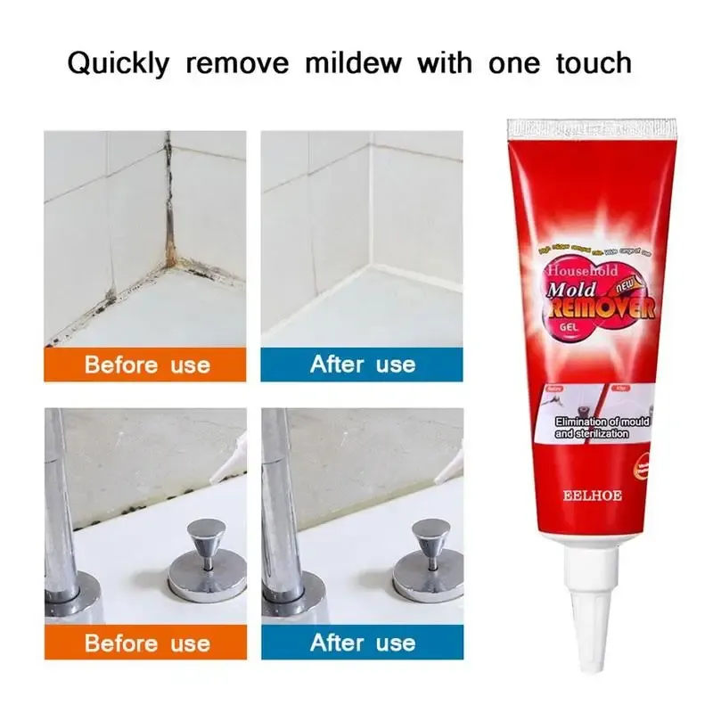 Wall Mold Mildew Remover Cleaner Caulk Gel Pool Tile Gap Spot Mold Remover Washing Machine Bathroom Mildew Gel 20G remover gel Wall Mold Mildew Remover Cleaner Caulk Gel Pool Tile Gap Spot Mold Remover Washing Machine Bathroom Mildew Gel 20G remover gel