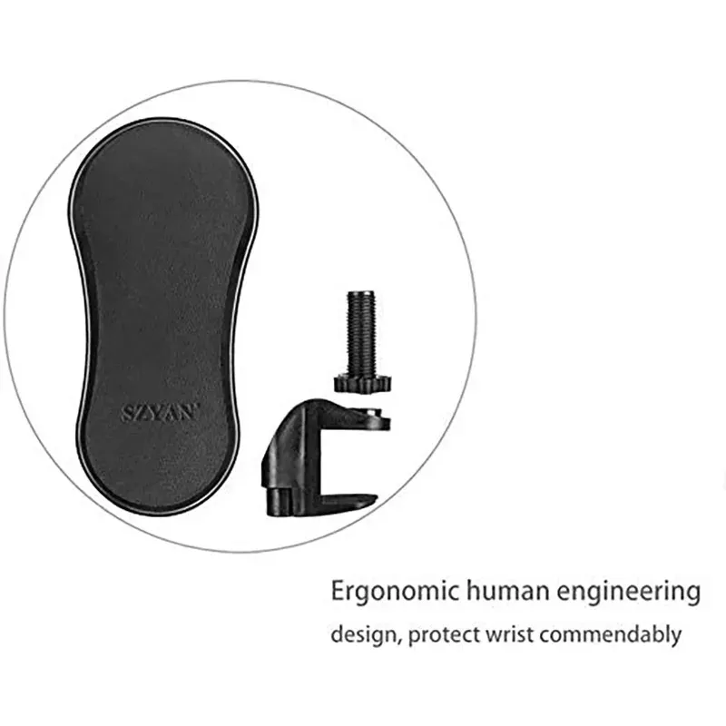 Computer Arm Rest For Desk Adjustable Ergonomic Wrist Rest Support For Keyboard Armrest Extender Rotating Mouse Pad Holder Computer Arm Rest For Desk Adjustable Ergonomic Wrist Rest Support For Keyboard Armrest Extender Rotating Mouse Pad Holder
