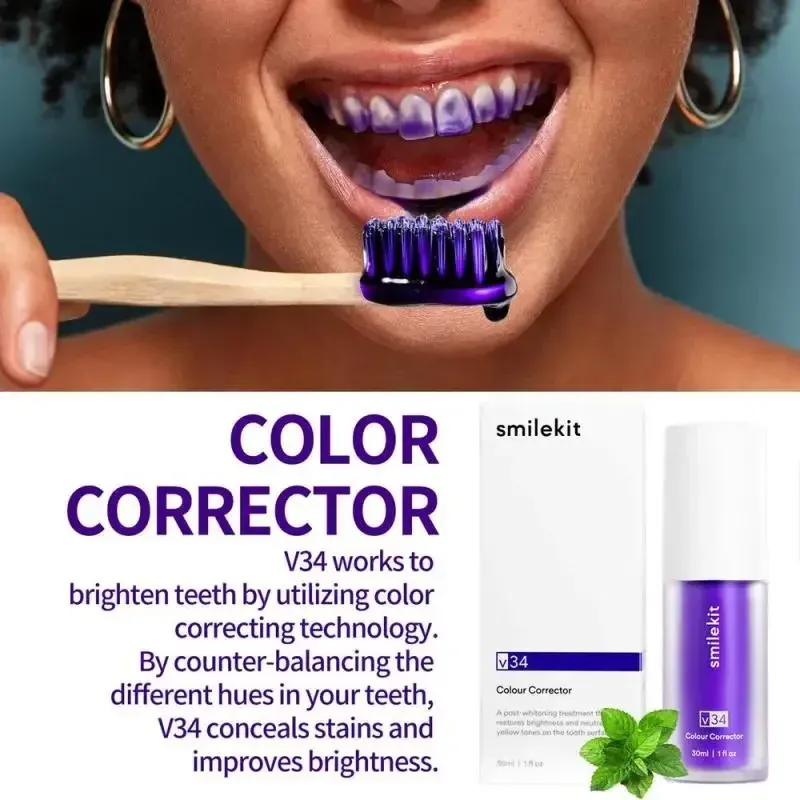 ⁦משחת שיניים להלבנה מקסימלית והסרת כתמים V34 Pro⁩ – תמונה ⁦6⁩