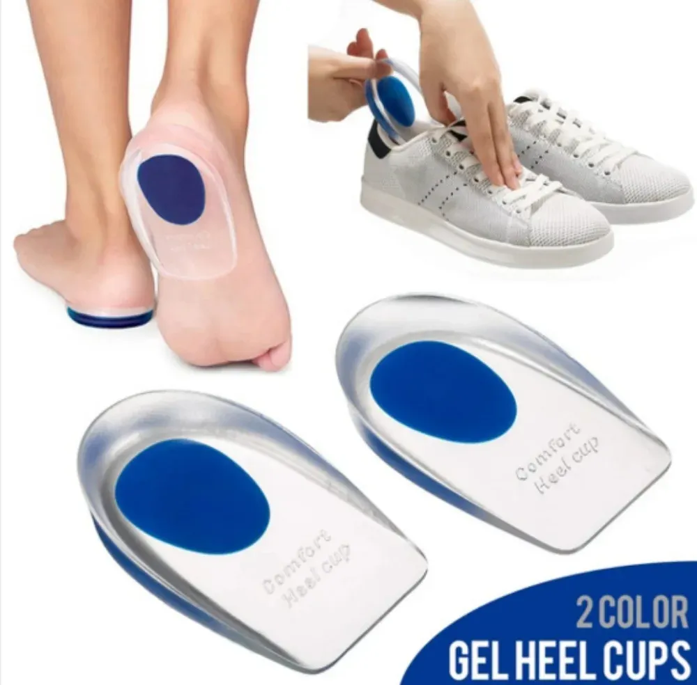 1pair Soft Silicone Gel Insoles Men Women Transparent Relieve Foot Pain Heel Insoles Foot Massager Care Shoe Pad Foot Care Tool 1pair Soft Silicone Gel Insoles Men Women Transparent Relieve Foot Pain Heel Insoles Foot Massager Care Shoe Pad Foot Care Tool