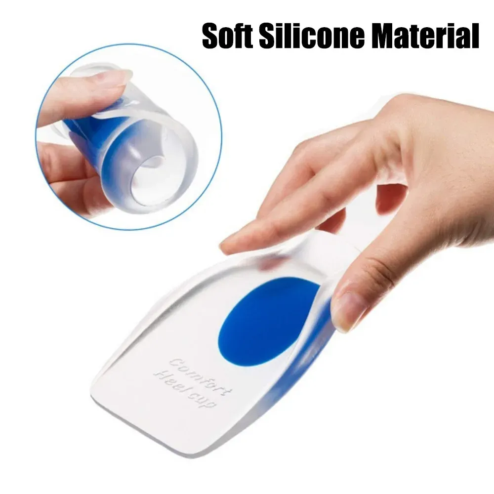 1pair Soft Silicone Gel Insoles Men Women Transparent Relieve Foot Pain Heel Insoles Foot Massager Care Shoe Pad Foot Care Tool 1pair Soft Silicone Gel Insoles Men Women Transparent Relieve Foot Pain Heel Insoles Foot Massager Care Shoe Pad Foot Care Tool
