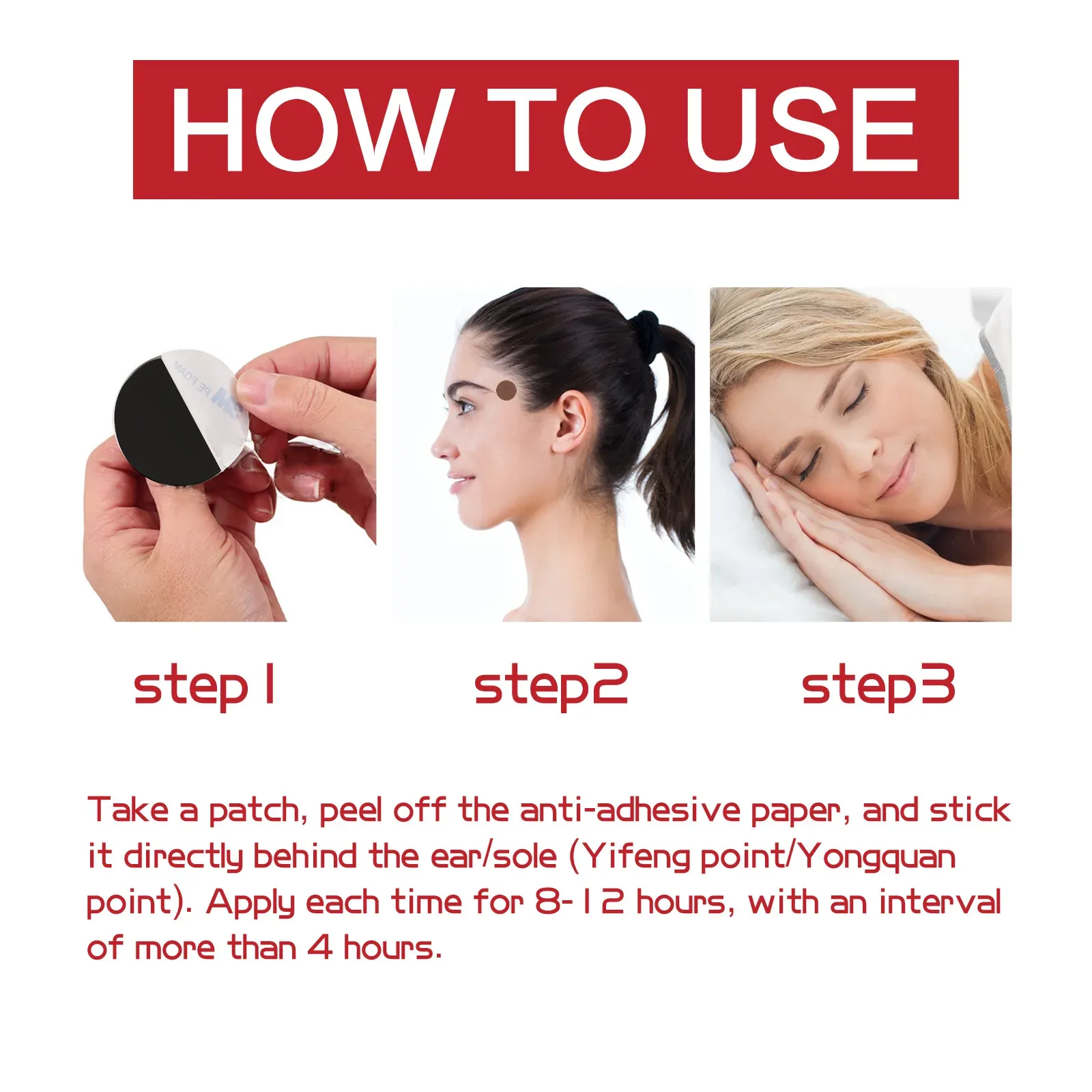 Headache Relief Plaster Improve Migraine Mental Anxiety Insomnia Relieve Stress Nerve Relax Dizziness Relief Head Care Patches Headache Relief Plaster Improve Migraine Mental Anxiety Insomnia Relieve Stress Nerve Relax Dizziness Relief Head Care Patches