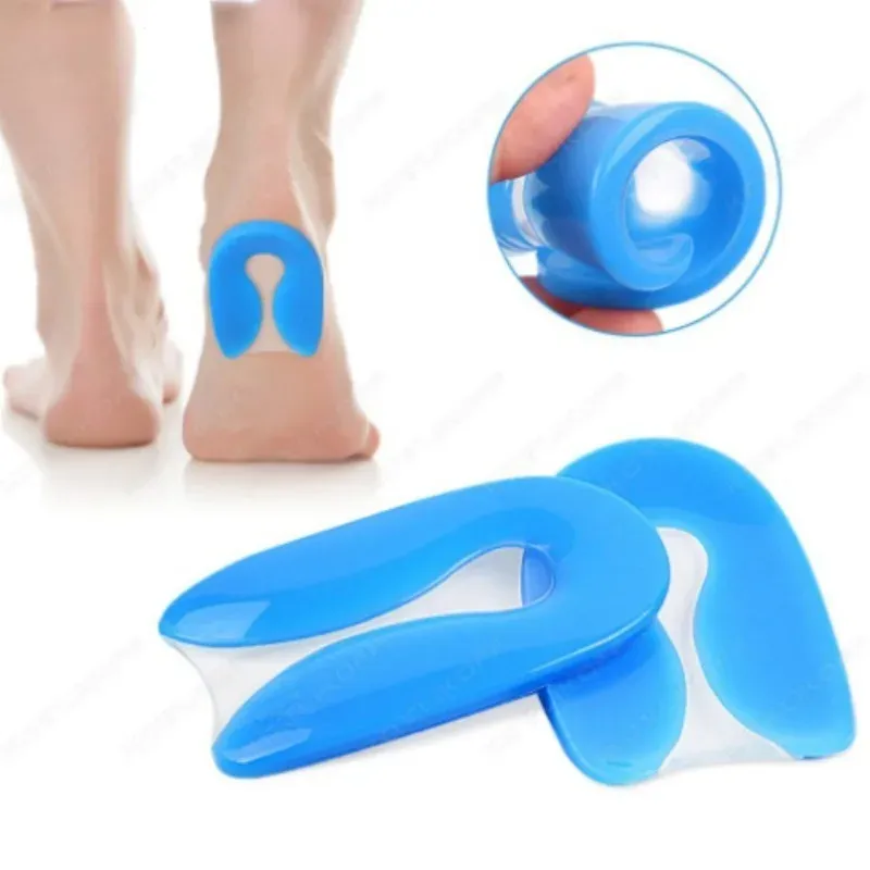 Silicone Gel Heel Pad Foot Pain Relief U-Shape Heel Cushion Inserts For Shoes Heel Spur Protector Plantar Fasciitis Insole Silicone Gel Heel Pad Foot Pain Relief U-Shape Heel Cushion Inserts For Shoes Heel Spur Protector Plantar Fasciitis Insole