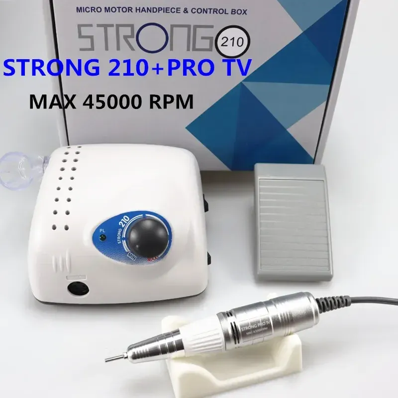 Strong 210 ProIV Nail Drill 65W 45000 Machine Cutters Manicure Electric Nail Drill Milling Manicure Machine Polish Nail File Strong 210 ProIV Nail Drill 65W 45000 Machine Cutters Manicure Electric Nail Drill Milling Manicure Machine Polish Nail File