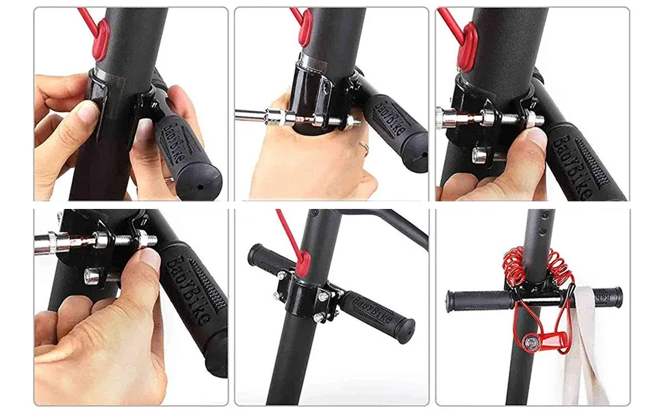 For Xiaomi M365 Ninebot ES4 Scooter Children Safe Handrail Electric Scooter Non-SliP Child Handle Kid Grip Bar Adjustable Holder For Xiaomi M365 Ninebot ES4 Scooter Children Safe Handrail Electric Scooter Non-SliP Child Handle Kid Grip Bar Adjustable Holder