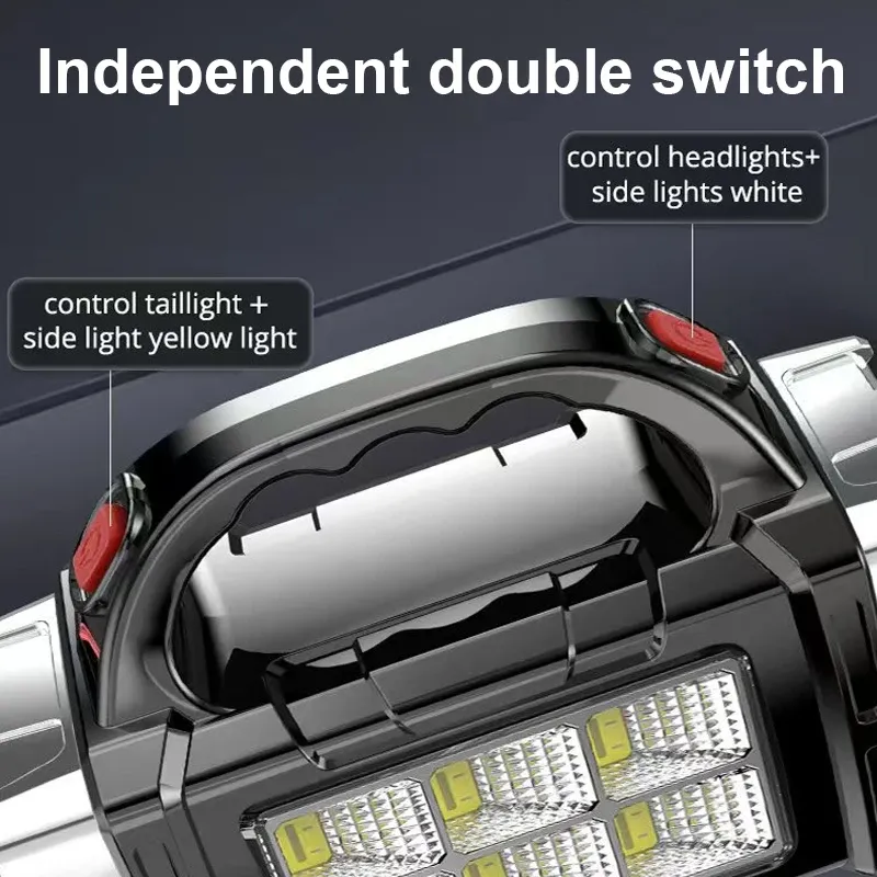 Rechargeable Portable Hand Lamp 8/4 LED Powerful Flashlight Outdoor Camping Solar Charging Light USB Torch With COB Work Lantern Rechargeable Portable Hand Lamp 8/4 LED Powerful Flashlight Outdoor Camping Solar Charging Light USB Torch With COB Work Lantern