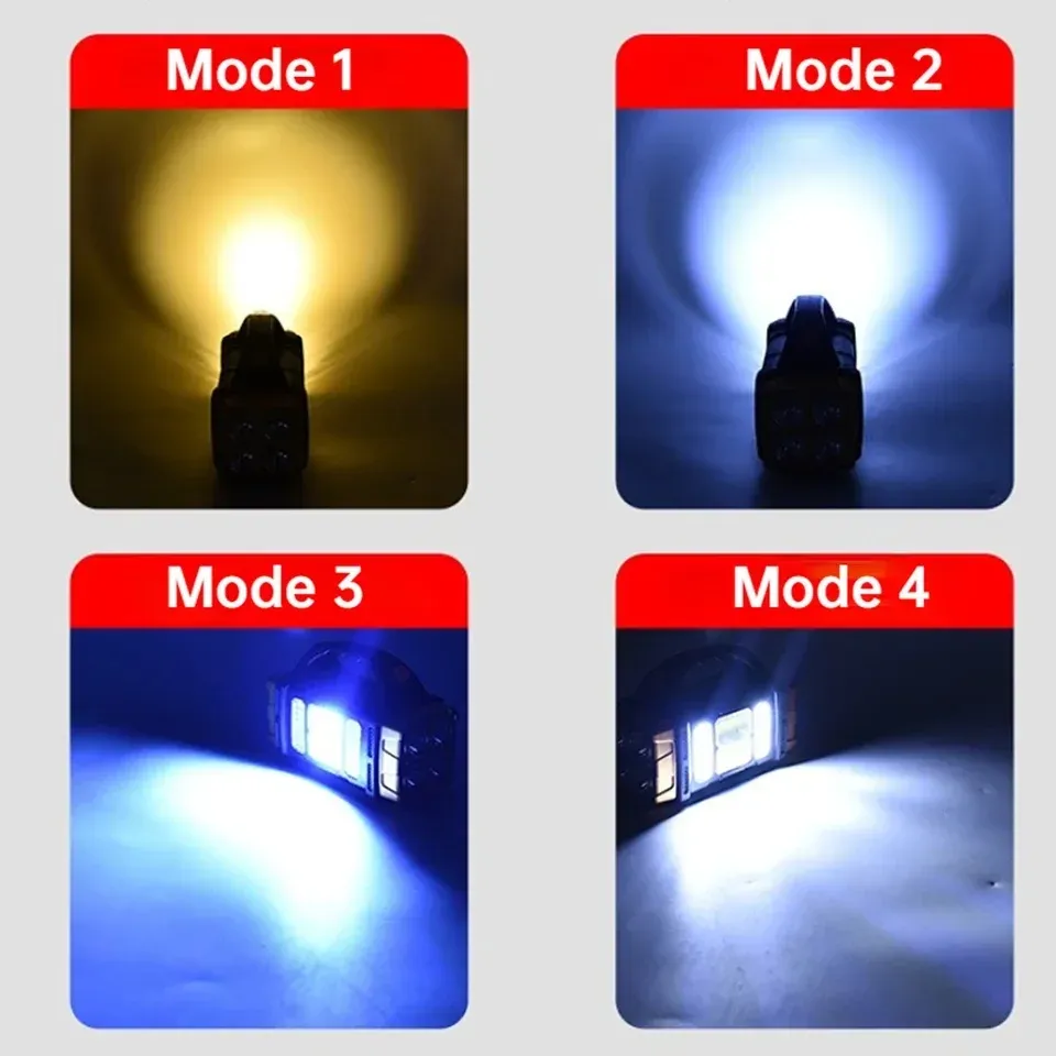 Rechargeable Portable Hand Lamp 8/4 LED Powerful Flashlight Outdoor Camping Solar Charging Light USB Torch With COB Work Lantern Rechargeable Portable Hand Lamp 8/4 LED Powerful Flashlight Outdoor Camping Solar Charging Light USB Torch With COB Work Lantern