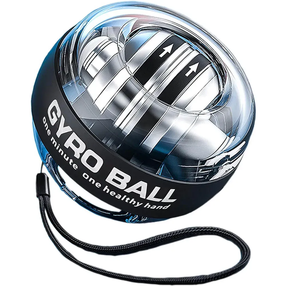 Self-Starting Wrist Gyro Ball Power Trainer Ball Wrist Strengthening Device Forearm Exerciser Strengthen Arms Fingers Muscles Self-Starting Wrist Gyro Ball Power Trainer Ball Wrist Strengthening Device Forearm Exerciser Strengthen Arms Fingers Muscles