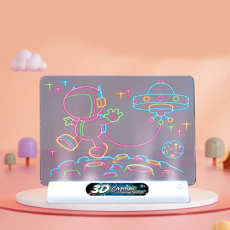 ⁦לוח ציור קסם תלת מימד 3D⁩ – תמונה ⁦2⁩