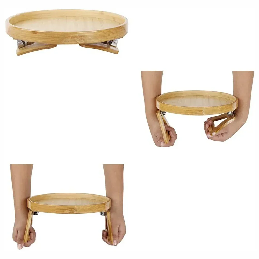 Storage Tray Table Sofa Armrest Clip-On Trays Natural Bamboo Sofa Tray Practical TV Snack Trays for Remote Control Drink Snacks Storage Tray Table Sofa Armrest Clip-On Trays Natural Bamboo Sofa Tray Practical TV Snack Trays for Remote Control Drink Snacks