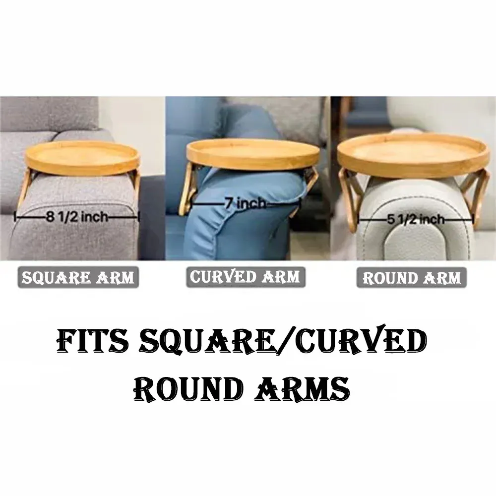 Storage Tray Table Sofa Armrest Clip-On Trays Natural Bamboo Sofa Tray Practical TV Snack Trays for Remote Control Drink Snacks Storage Tray Table Sofa Armrest Clip-On Trays Natural Bamboo Sofa Tray Practical TV Snack Trays for Remote Control Drink Snacks
