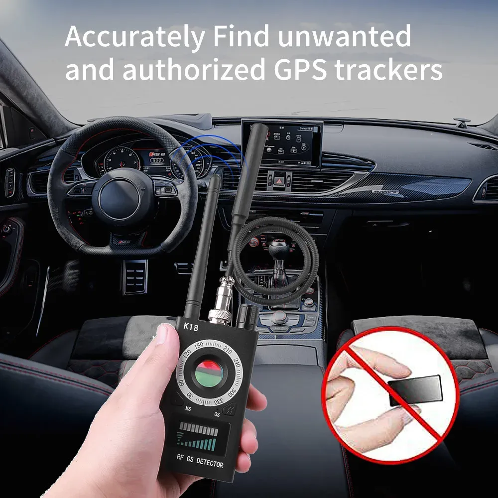K18 Multi-function Anti-Candid Cam Wireless Lens Device Finder 1MHz-6.5GHz GSM Audio Bug Finder GPS Signal RF Tracker Detect K18 Multi-function Anti-Candid Cam Wireless Lens Device Finder 1MHz-6.5GHz GSM Audio Bug Finder GPS Signal RF Tracker Detect