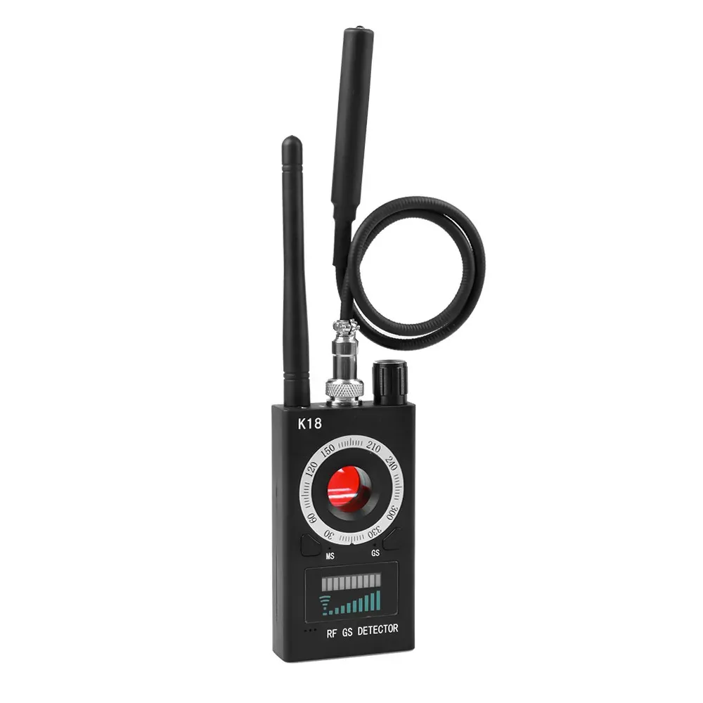 K18 Multi-function Anti-Candid Cam Wireless Lens Device Finder 1MHz-6.5GHz GSM Audio Bug Finder GPS Signal RF Tracker Detect K18 Multi-function Anti-Candid Cam Wireless Lens Device Finder 1MHz-6.5GHz GSM Audio Bug Finder GPS Signal RF Tracker Detect