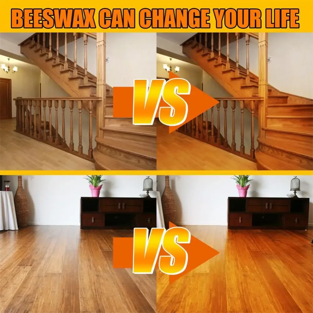 40/80g Furniture Polishing Beeswax Beeswax Wood Seasoning Beewax Wooden Floor Cleaning Maintenance Polished Brighten Care Wax 40/80g Furniture Polishing Beeswax Beeswax Wood Seasoning Beewax Wooden Floor Cleaning Maintenance Polished Brighten Care Wax
