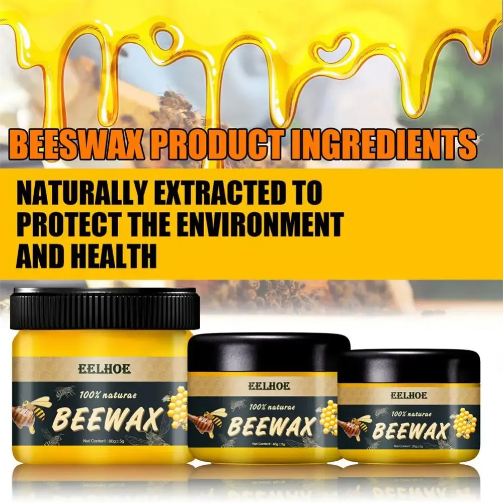 40/80g Furniture Polishing Beeswax Beeswax Wood Seasoning Beewax Wooden Floor Cleaning Maintenance Polished Brighten Care Wax 40/80g Furniture Polishing Beeswax Beeswax Wood Seasoning Beewax Wooden Floor Cleaning Maintenance Polished Brighten Care Wax