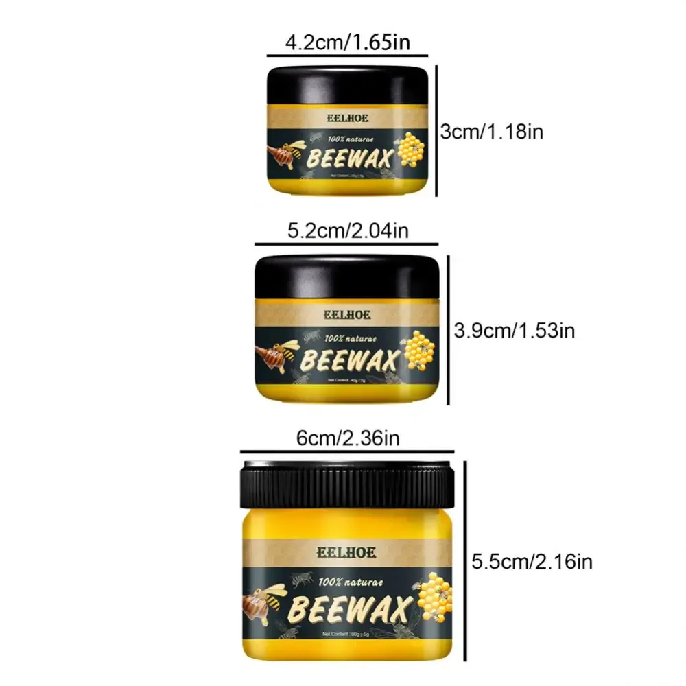 40/80g Furniture Polishing Beeswax Beeswax Wood Seasoning Beewax Wooden Floor Cleaning Maintenance Polished Brighten Care Wax 40/80g Furniture Polishing Beeswax Beeswax Wood Seasoning Beewax Wooden Floor Cleaning Maintenance Polished Brighten Care Wax