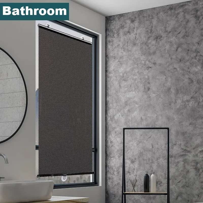 Universal Roller Blinds Suction Cup Sunshade Blackout Curtain Car Bedroom Kitchen Office Window Sun-shading Curtains Nail-free Universal Roller Blinds Suction Cup Sunshade Blackout Curtain Car Bedroom Kitchen Office Window Sun-shading Curtains Nail-free