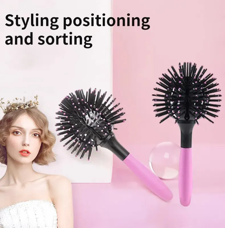 3D Comb Curly Hair Air Shape Mesh Red Comb High Temperature Resistant Spherical Massage Comb Popular Spherical Hair Tools 3D Comb Curly Hair Air Shape Mesh Red Comb High Temperature Resistant Spherical Massage Comb Popular Spherical Hair Tools