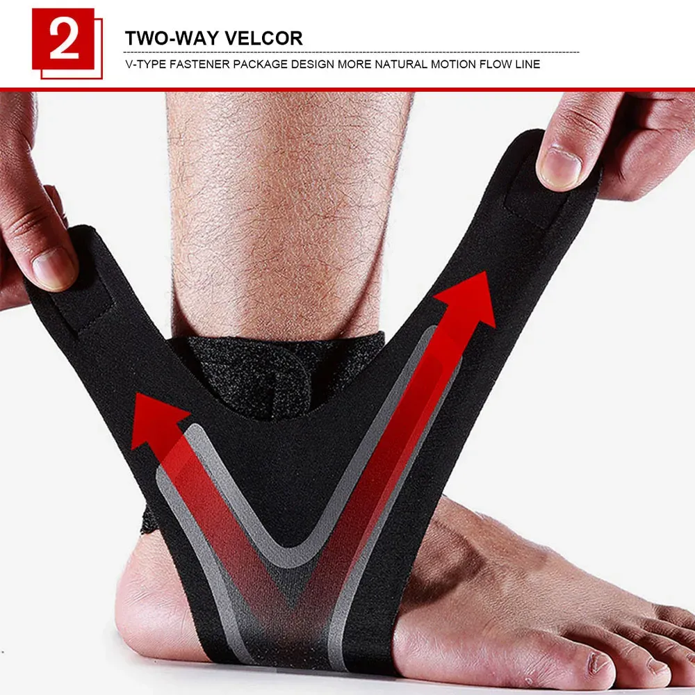 Sports Ankle Compression Strap Ankle Support Stabilizer Tendon Pain Relief Strap Basketball Soccer Ankle Protector Sports Ankle Compression Strap Ankle Support Stabilizer Tendon Pain Relief Strap Basketball Soccer Ankle Protector