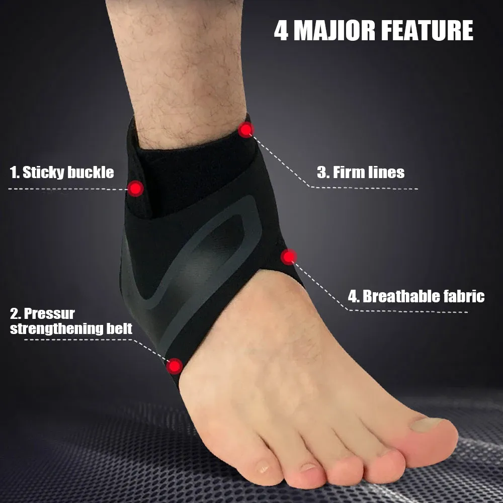 Sports Ankle Compression Strap Ankle Support Stabilizer Tendon Pain Relief Strap Basketball Soccer Ankle Protector Sports Ankle Compression Strap Ankle Support Stabilizer Tendon Pain Relief Strap Basketball Soccer Ankle Protector