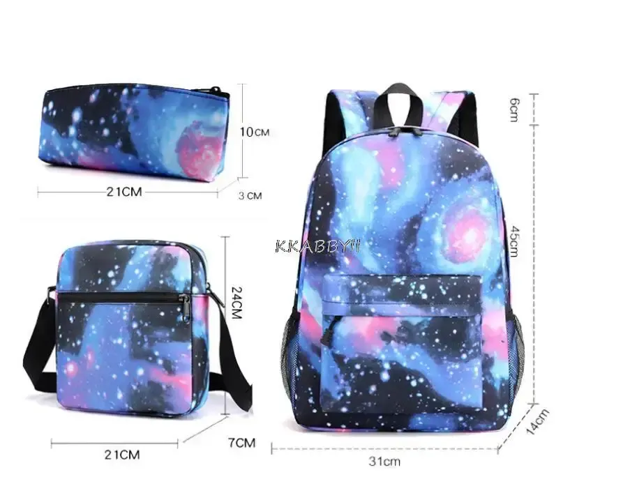 Messi Schoolbag High Capacity Casual Backpacks Women Men Shopping Bag Children Pencil Case Anime Laptop Backpcak Messi Schoolbag High Capacity Casual Backpacks Women Men Shopping Bag Children Pencil Case Anime Laptop Backpcak
