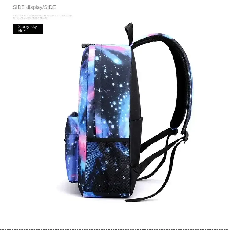 Messi printed backpack set children's school bag Shoulder Bag Pencil Case 3-piece set suitable for boys and girls