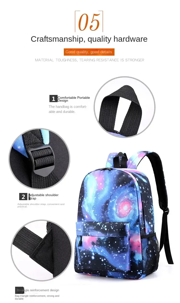 neymar avatar print student schoolbag set youth backpack shoulder bag pencil case 3-piece set neymar avatar print student schoolbag set youth backpack shoulder bag pencil case 3-piece set