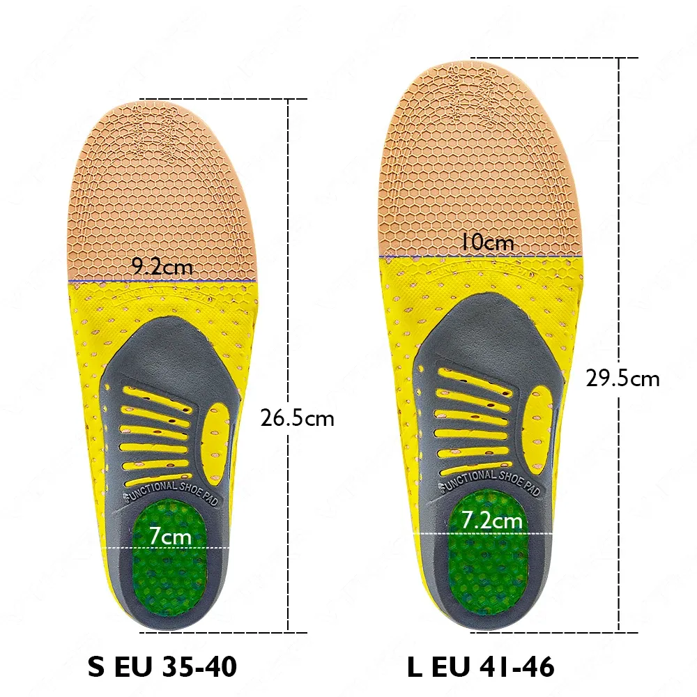 Orthotic Gel Insoles For Sneaker Orthopedic Flat Foot Cushion Insert Arch Support Pad Foot Pain-relieving Man Women Orthotic Gel Insoles For Sneaker Orthopedic Flat Foot Cushion Insert Arch Support Pad Foot Pain-relieving Man Women