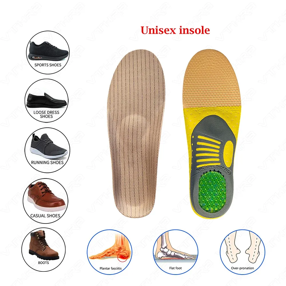 Orthotic Gel Insoles For Sneaker Orthopedic Flat Foot Cushion Insert Arch Support Pad Foot Pain-relieving Man Women Orthotic Gel Insoles For Sneaker Orthopedic Flat Foot Cushion Insert Arch Support Pad Foot Pain-relieving Man Women