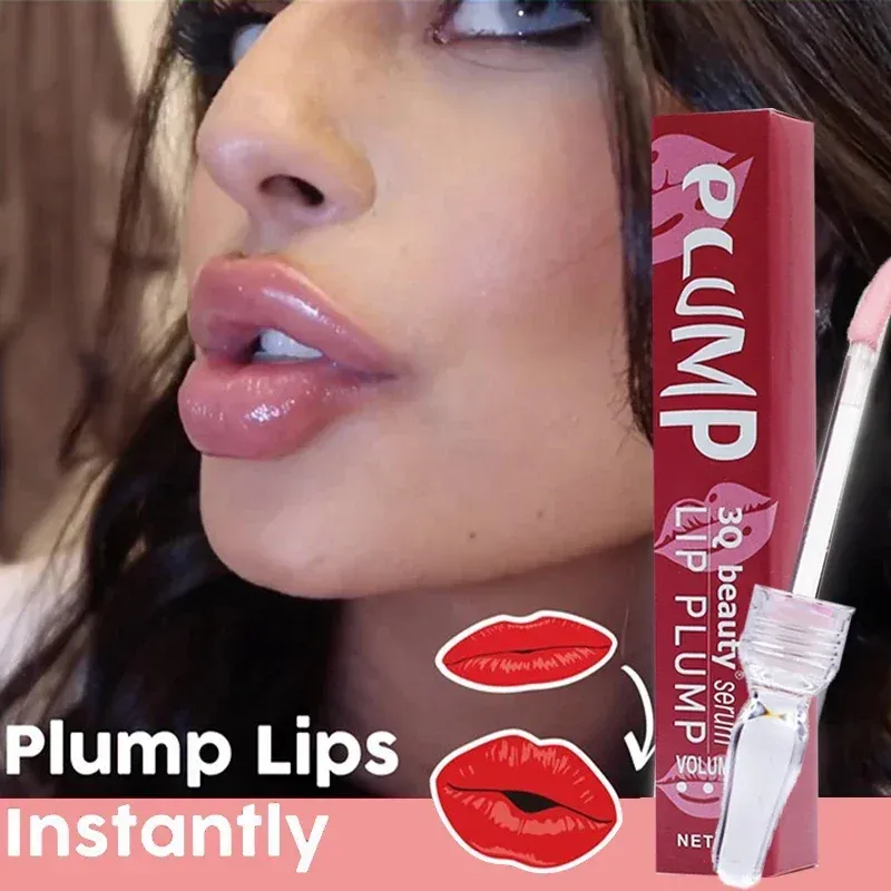 Lip Plumping Serum Increase Lip Elasticity Reduce Fine Lines Instant Plump Repair Nourishing Essential Oils Sexy Beauty Lip Care Lip Plumping Serum Increase Lip Elasticity Reduce Fine Lines Instant Plump Repair Nourishing Essential Oils Sexy Beauty Lip Care