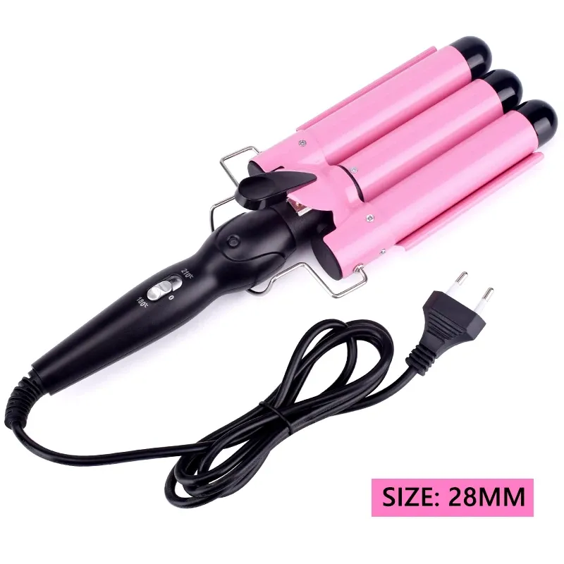 Professional Hair Curling Iron Ceramic Triple Barrel Hair Curler Irons Hair Wave Waver Styling Tools Hair Styler Wand Professional Hair Curling Iron Ceramic Triple Barrel Hair Curler Irons Hair Wave Waver Styling Tools Hair Styler Wand
