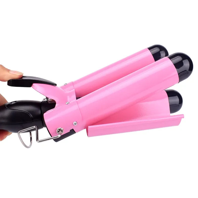 Professional Hair Curling Iron Ceramic Triple Barrel Hair Curler Irons Hair Wave Waver Styling Tools Hair Styler Wand Professional Hair Curling Iron Ceramic Triple Barrel Hair Curler Irons Hair Wave Waver Styling Tools Hair Styler Wand