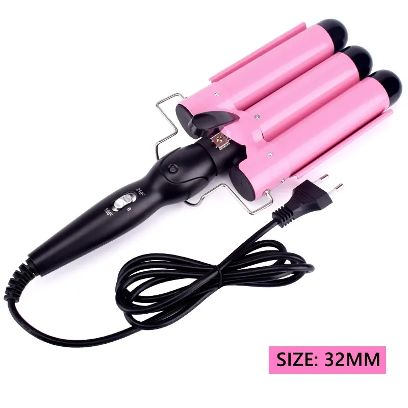 Professional Hair Curling Iron Ceramic Triple Barrel Hair Curler Irons Hair Wave Waver Styling Tools Hair Styler Wand Professional Hair Curling Iron Ceramic Triple Barrel Hair Curler Irons Hair Wave Waver Styling Tools Hair Styler Wand