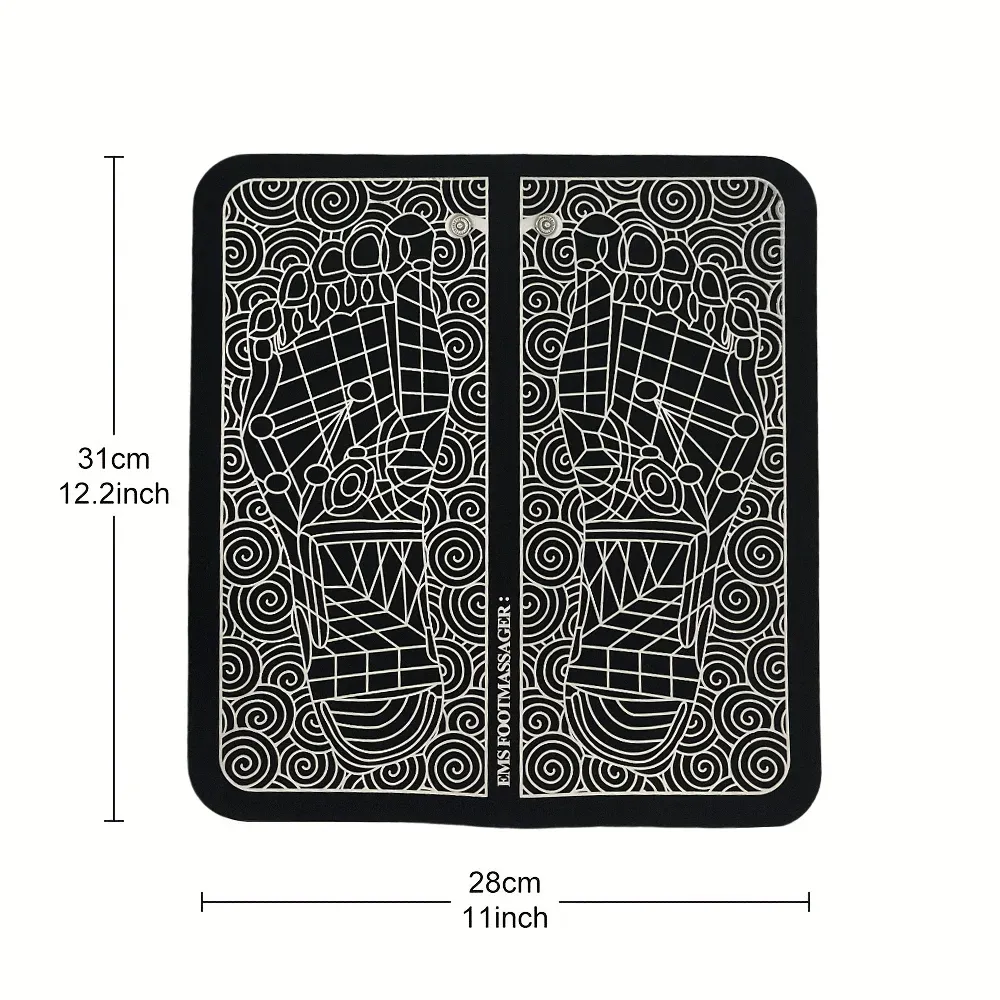 Electric Foot Massage Mat Relaxing Foot Acupoint Massage Mat Improves Blood Circulation 8 Modes 19 Levels of Relaxation USB Rech Electric Foot Massage Mat Relaxing Foot Acupoint Massage Mat Improves Blood Circulation 8 Modes 19 Levels of Relaxation USB Rech