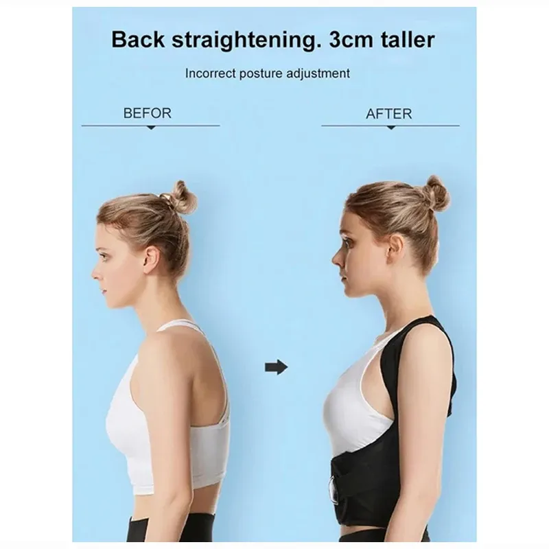 Back Brace Posture Corrector for Women and Men, Shoulder Straightener Adjustable Full Back Support Upper and Lower Pain Relief Back Brace Posture Corrector for Women and Men, Shoulder Straightener Adjustable Full Back Support Upper and Lower Pain Relief