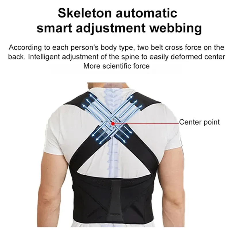 Back Brace Posture Corrector for Women and Men, Shoulder Straightener Adjustable Full Back Support Upper and Lower Pain Relief Back Brace Posture Corrector for Women and Men, Shoulder Straightener Adjustable Full Back Support Upper and Lower Pain Relief