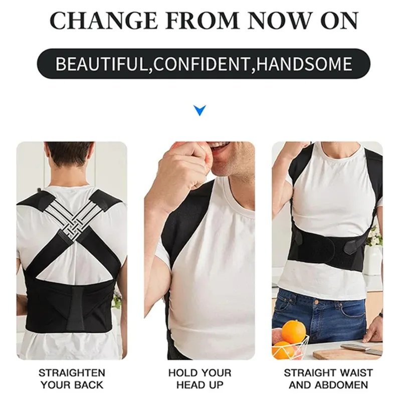 Back Brace Posture Corrector for Women and Men, Shoulder Straightener Adjustable Full Back Support Upper and Lower Pain Relief Back Brace Posture Corrector for Women and Men, Shoulder Straightener Adjustable Full Back Support Upper and Lower Pain Relief