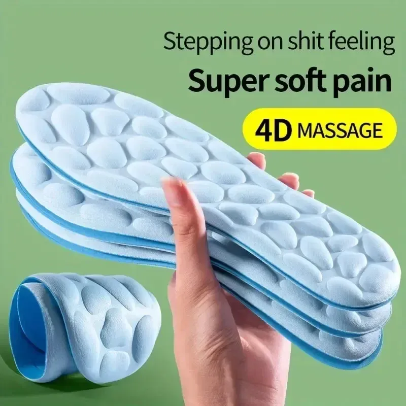 Massage Memory Foam Insoles for Shoes Sole Breathable Cushion Sport Insoles Feet Orthopedic Insoles Men Women Shoe Pads Massage Memory Foam Insoles for Shoes Sole Breathable Cushion Sport Insoles Feet Orthopedic Insoles Men Women Shoe Pads