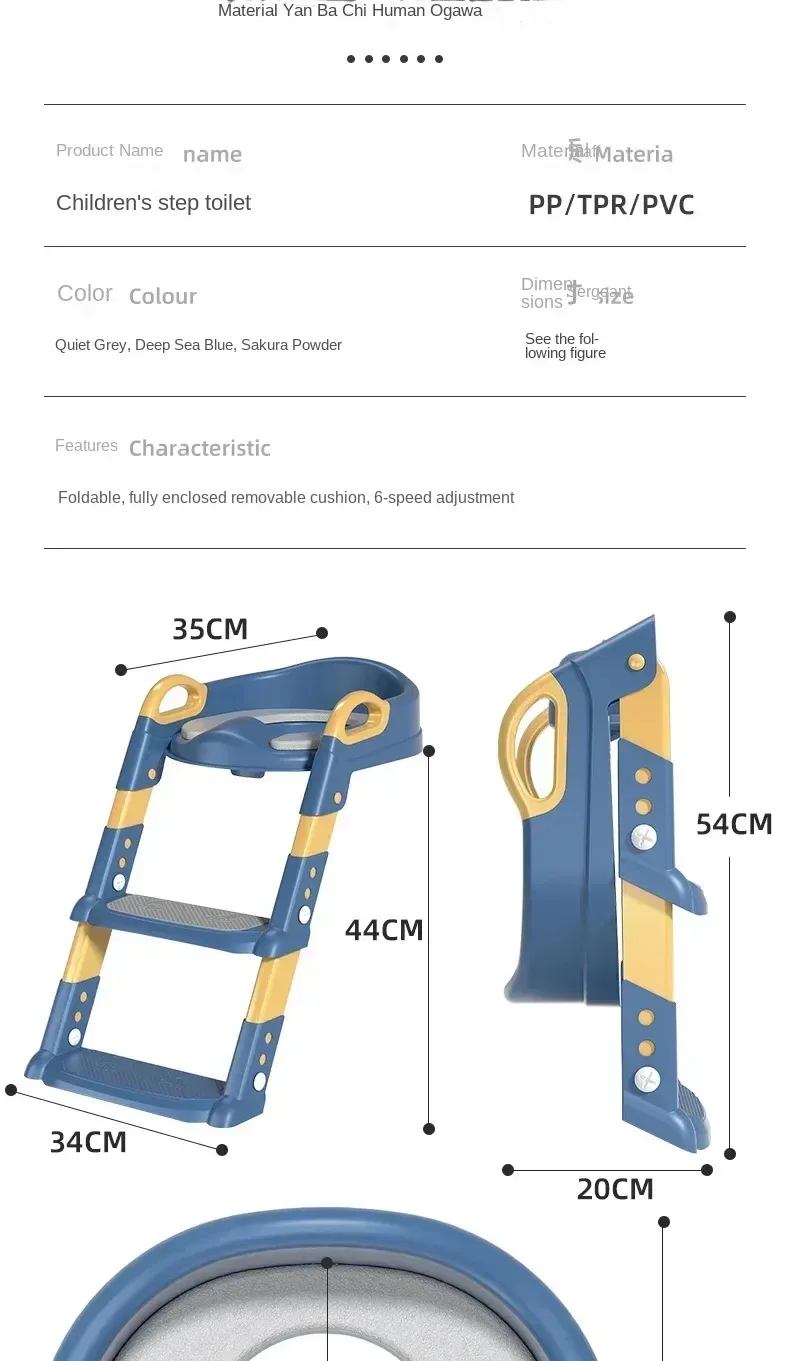 New Stepped Children's Toilet Foldable Foot Stool Multi-functional Toilet Boy Girl Baby Toilet Training Potty Ladder for Kids New Stepped Children's Toilet Foldable Foot Stool Multi-functional Toilet Boy Girl Baby Toilet Training Potty Ladder for Kids