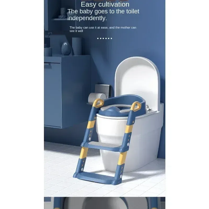 New Stepped Children's Toilet Foldable Foot Stool Multi-functional Toilet Boy Girl Baby Toilet Training Potty Ladder for Kids New Stepped Children's Toilet Foldable Foot Stool Multi-functional Toilet Boy Girl Baby Toilet Training Potty Ladder for Kids