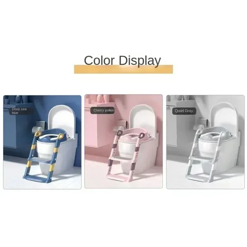 New Stepped Children's Toilet Foldable Foot Stool Multi-functional Toilet Boy Girl Baby Toilet Training Potty Ladder for Kids New Stepped Children's Toilet Foldable Foot Stool Multi-functional Toilet Boy Girl Baby Toilet Training Potty Ladder for Kids