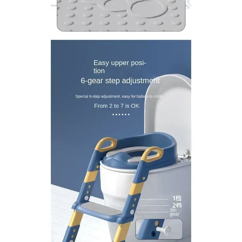 New Stepped Children's Toilet Foldable Foot Stool Multi-functional Toilet Boy Girl Baby Toilet Training Potty Ladder for Kids New Stepped Children's Toilet Foldable Foot Stool Multi-functional Toilet Boy Girl Baby Toilet Training Potty Ladder for Kids