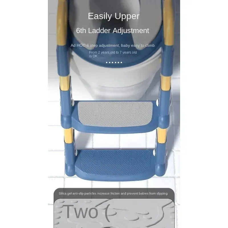 New Stepped Children's Toilet Foldable Foot Stool Multi-functional Toilet Boy Girl Baby Toilet Training Potty Ladder for Kids New Stepped Children's Toilet Foldable Foot Stool Multi-functional Toilet Boy Girl Baby Toilet Training Potty Ladder for Kids