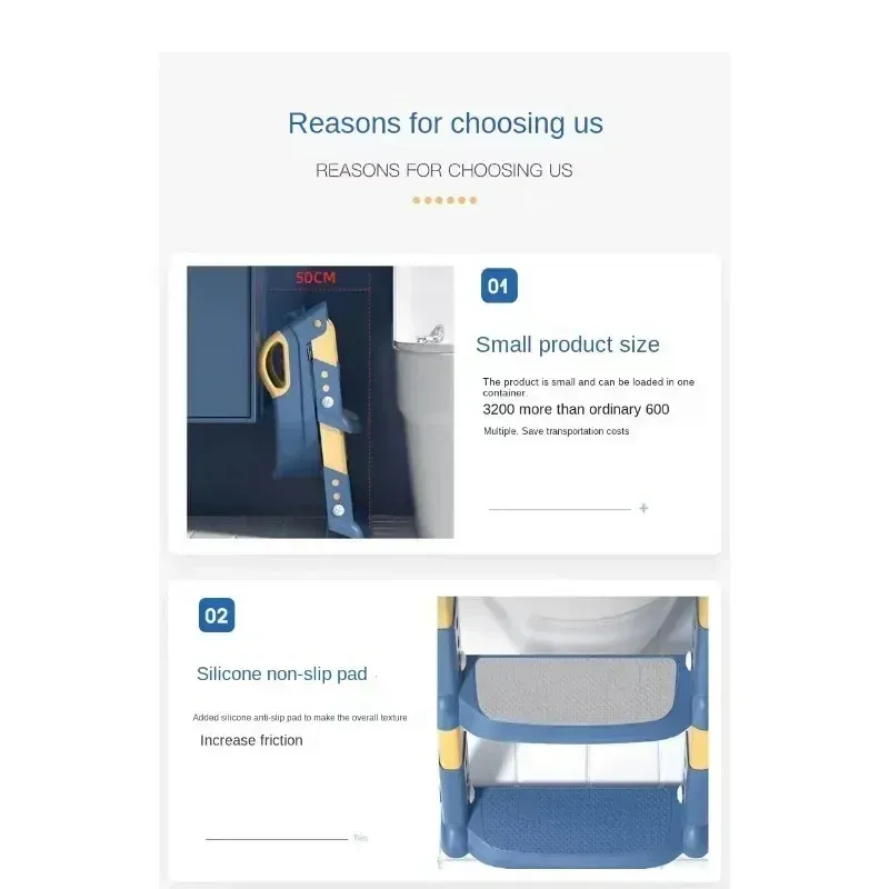 New Stepped Children's Toilet Foldable Foot Stool Multi-functional Toilet Boy Girl Baby Toilet Training Potty Ladder for Kids New Stepped Children's Toilet Foldable Foot Stool Multi-functional Toilet Boy Girl Baby Toilet Training Potty Ladder for Kids