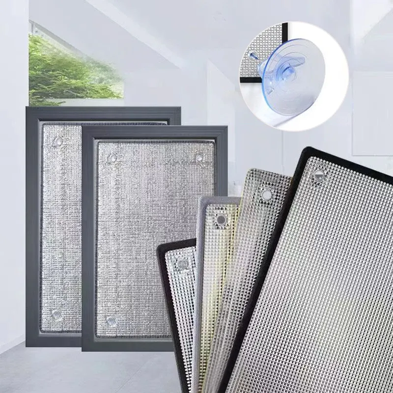 Window Sun Shade Film Home Sunshade Protector Pad Aluminum Foil Anti-UV Insulation Film Window Privacy Film Sunshade Window Sun Shade Film Home Sunshade Protector Pad Aluminum Foil Anti-UV Insulation Film Window Privacy Film Sunshade