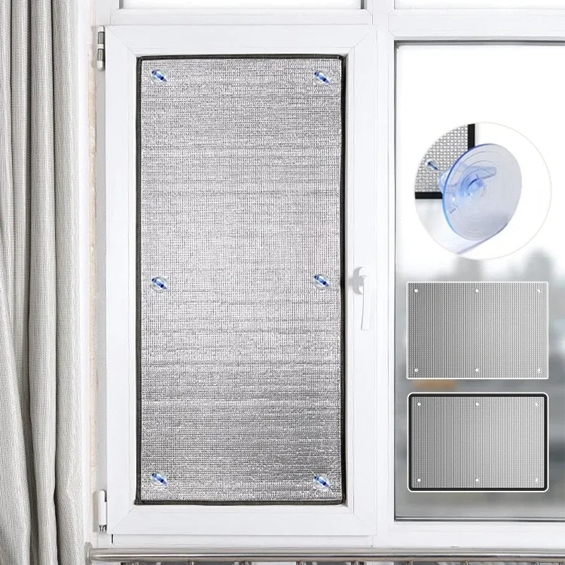 Window Sun Shade Film Home Sunshade Protector Pad Aluminum Foil Anti-UV Insulation Film Window Privacy Film Sunshade Window Sun Shade Film Home Sunshade Protector Pad Aluminum Foil Anti-UV Insulation Film Window Privacy Film Sunshade