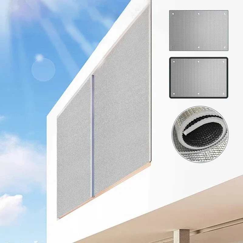 Window Sun Shade Film Home Sunshade Protector Pad Aluminum Foil Anti-UV Insulation Film Window Privacy Film Sunshade Window Sun Shade Film Home Sunshade Protector Pad Aluminum Foil Anti-UV Insulation Film Window Privacy Film Sunshade