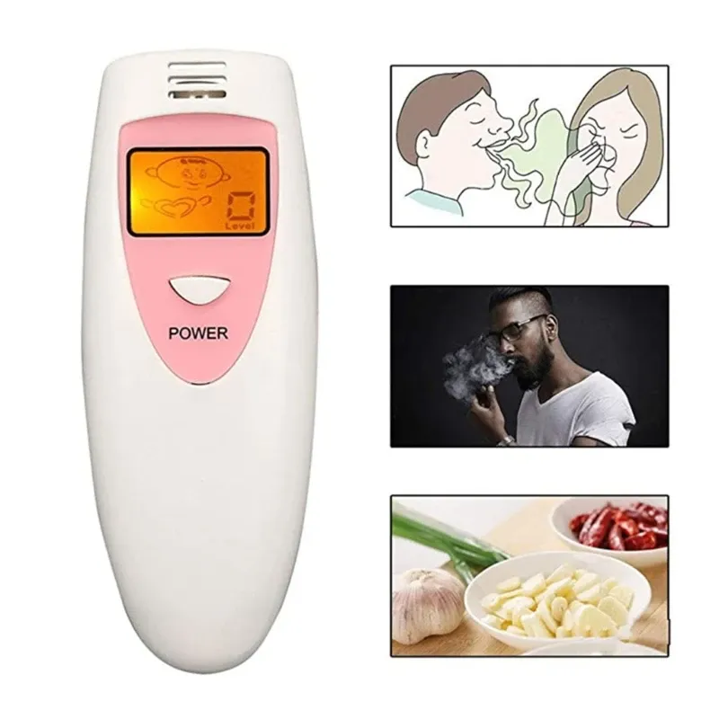 מכשיר נשיפה דיגיטלי למדידת ריח רע מהפה
